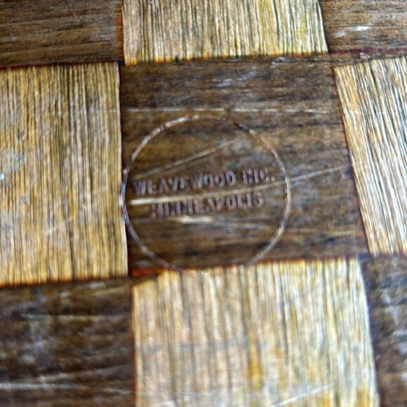 Weavewood Mid Century Vintage Walnut Platter Serving Tray 16"‎ X 6.5" MCM - Picture 3 of 5